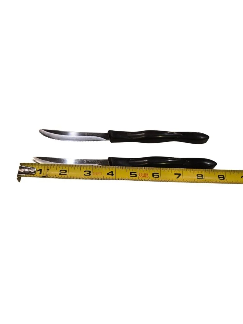 Cutco 1759 KD Table Steak Serrated Edge Dark Brown Kitchen Knives Set of  2